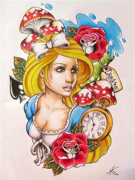 Pin by James Martin on Alice In Wonderland Wonderland tattoo