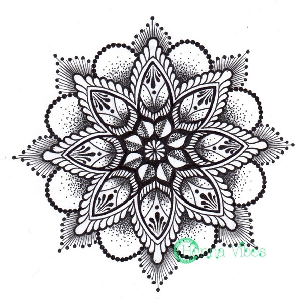 Pin by Jennifer Tobin on Henna Vibes Mandala tattoo design,
