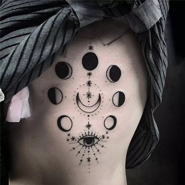 Pin by Jessica Wiese on Body Art Halloween tattoos, Moon tat