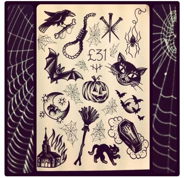 Pin by Katelyn Thompson on INK Spooky tattoos, Halloween tat