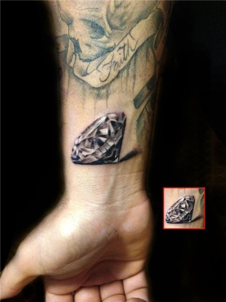 Pin by Kathy Swaw on Tattoo Diamond tattoos, Diamond tattoo