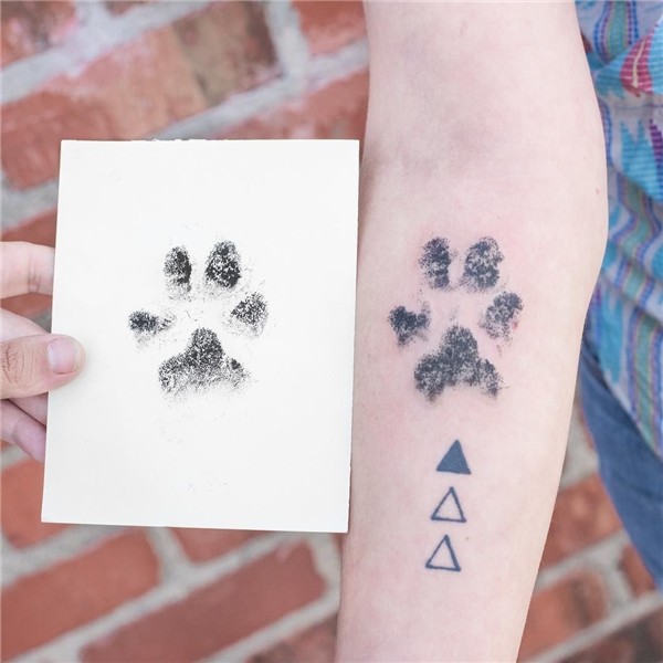 Pin by Katie Belter on Puppy Love Pawprint tattoo, Paw tatto