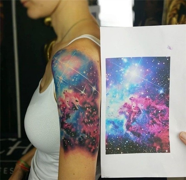 Pin by Kelly Locker on Tattoos Galaxy tattoo, Galaxy tattoo