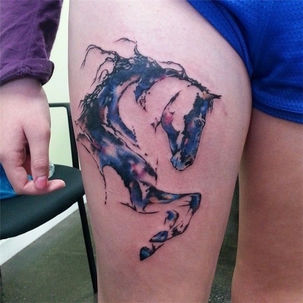 Pin by Kerigan Nichols on Tattoos Small horse tattoo, Horse