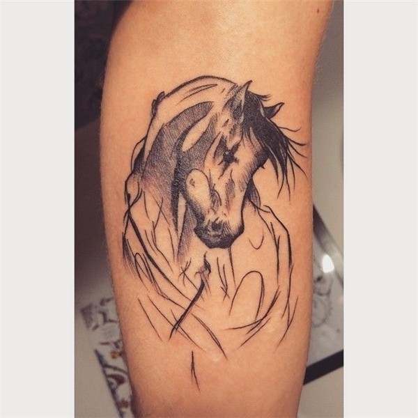 Pin by Lucifraga Fraga on Tatoos Horse tattoo design, Horse