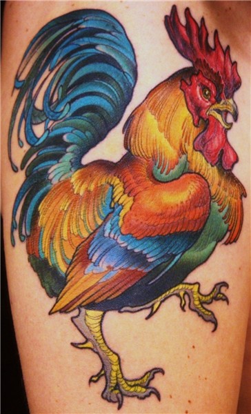 Pin by Melanie Noland on Tattoos Rooster tattoo, Chicken tat