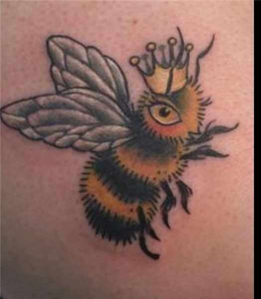 Pin by Michelle Lafleur-Box on Body Art Queen bee tattoo, Bu