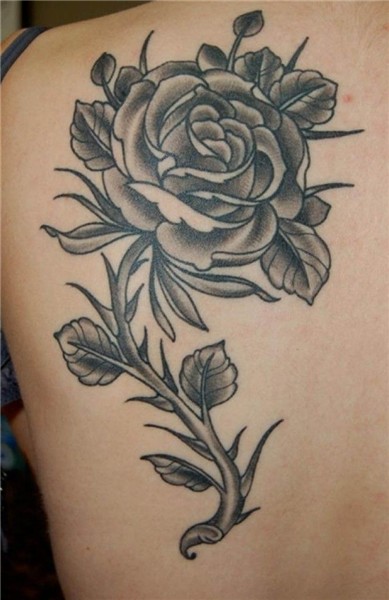 Pin by Monini on ink Tattoos for women flowers, Black and gr