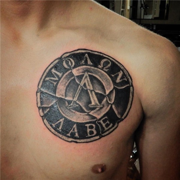 Pin by Oleciya Q&A on hot! Molon labe tattoo, Tattoos, Ancie