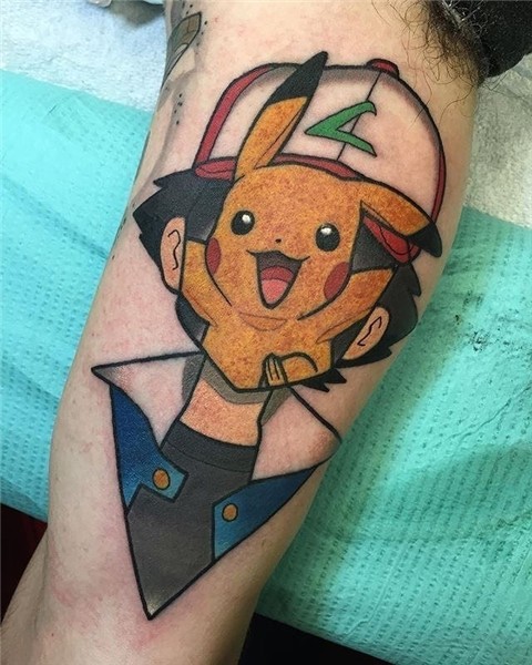 Pin by Otavio Bros on tattoo geek Gaming tattoo, Pokemon tat