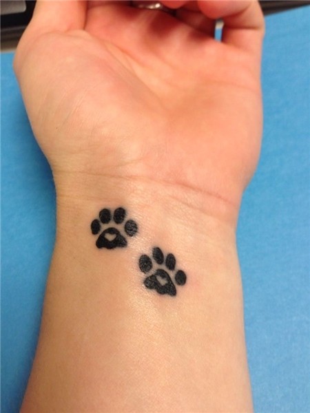Pin by Pavel Lyskov on Tattoos Pawprint tattoo, Dog tattoos,