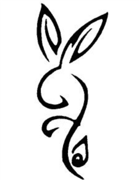 Pin by Pew on Tattoo Bunny tattoos, Rabbit tattoos, Bunny ta