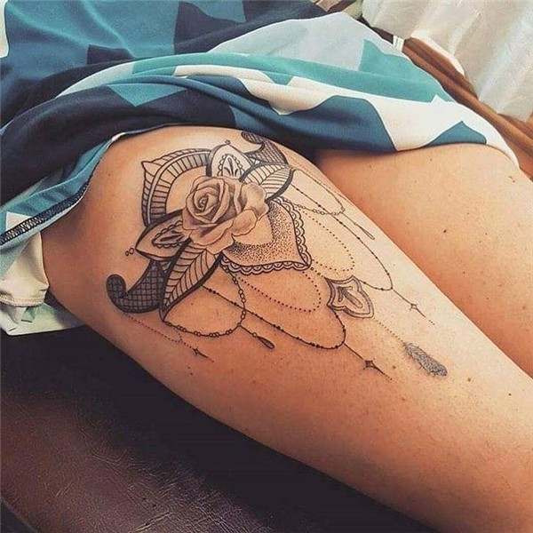 Pin by Pin on Tattoo for Girls Thigh tattoo, Leg tattoos, Up