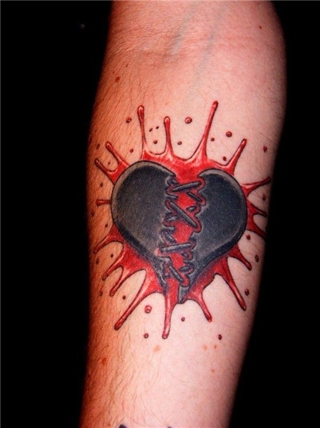 Pin by Real Tatto on Tattoos Broken heart tattoo designs, Br