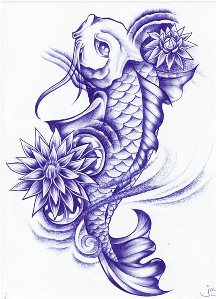 Pin by Ricardo Ramos on Tattoo-ocean and water Koi tattoo, C