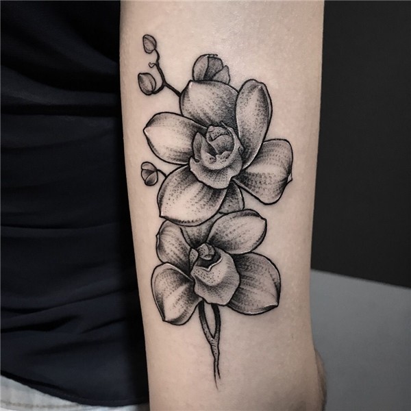 Pin by Roman Muzyka on Floral Orchid flower tattoos, Orchid