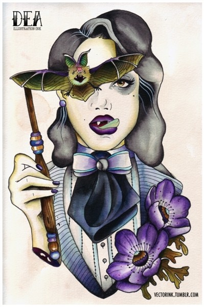 Pin by Savannah Foster on Art Inspiration Vampire tattoo, Pi