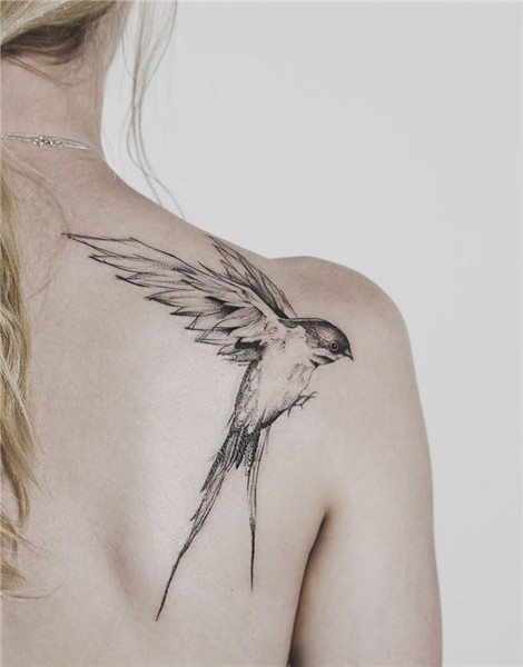 Pin by Sergey Sudakov on Tattoo Bird shoulder tattoos, Flyin