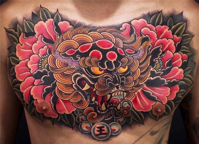 Pin by Sitawit Bowornsin on Tattoo Tattoos, Chest tattoo jap