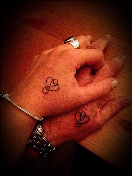 Pin by Steph Dunse on Body Art Couple tattoo heart, Infinite