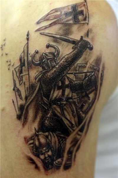 Pin by Tammy on Medieval Tattoos Knight tattoo, Warrior tatt