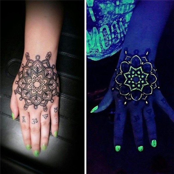 Pin by Tatto Designs on Ultraviolet tattoos Black light tatt