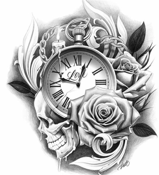 Pin by Tattooist Mithat on Tattoos Watch tattoo design, Watc
