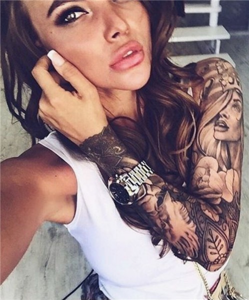 Pin by Timea Stefanikova on Tattoo vip* Girls with sleeve ta