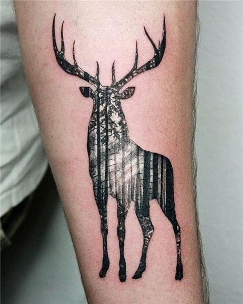 Pin by Traeton Bolinder on Tattoo Deer tattoo, Deer tattoo d