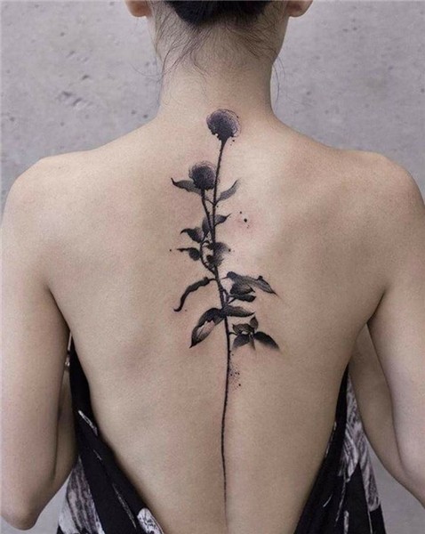 Pin by Valentina Marino on tatoos Spine tattoos for women, S