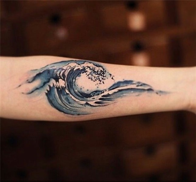 Pin by Vlad on Tattoos Wave tattoo design, Waves tattoo, Tat