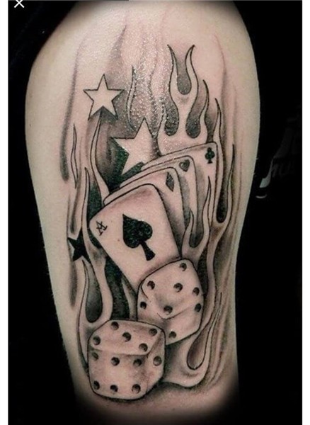 Pin by William on Tattoo drawings Dice tattoo, Gambling tatt