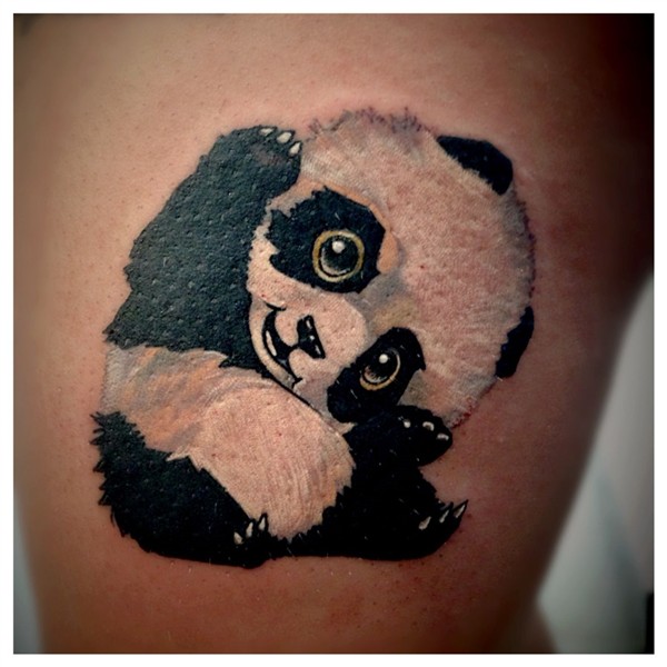 Pin by Zhao MoHan on animal Panda tattoo, Cute tattoos, Pand