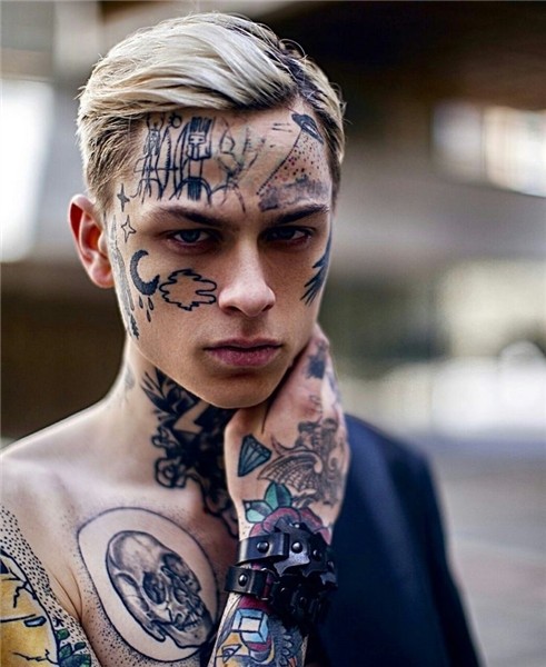 Pin by Zola on tattoo Cool face tattoos, Facial tattoos, Fac