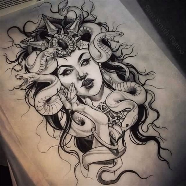Pin by linh nguyen on tattoos Medusa tattoo design, Medusa t