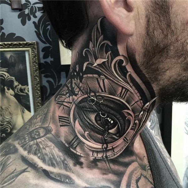 Pin de Kerrie Jimenez em Tattoos Tatuagem no pescoço, Tatuag