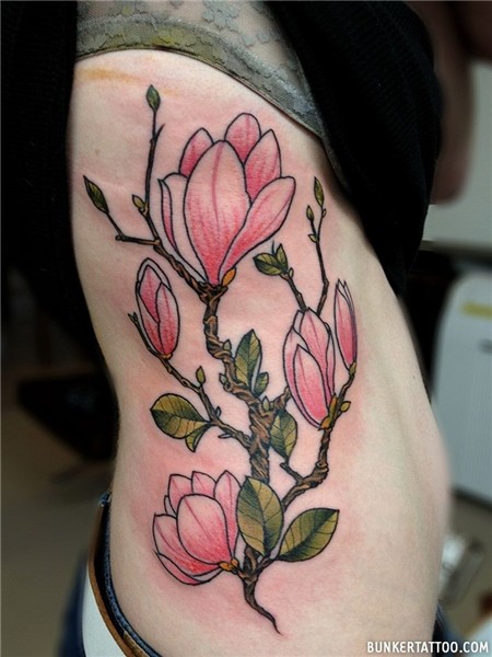 Pink Magnolia Flower Tattoo - Same Day Flower Delivery