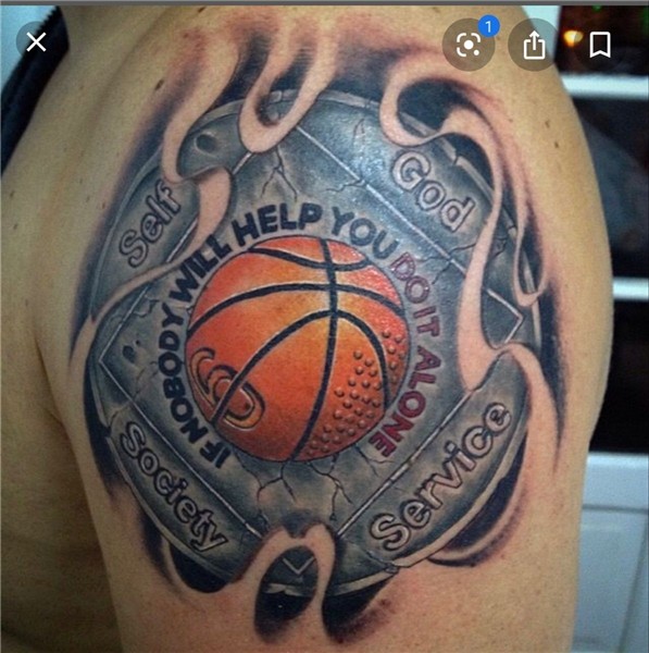 Pin on Basketball tattoos