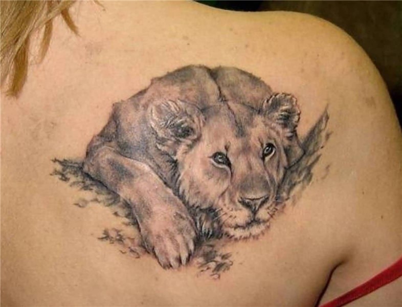 Pin on Colorful Lion Tattoos For Women