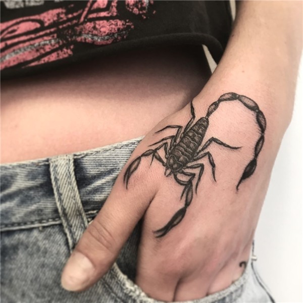 Pin on Spider and scorpion tattoo design