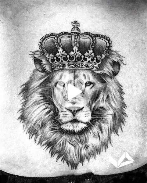 Pin on Tatoo Animal tattoos, Lion tattoo with crown, Crown t
