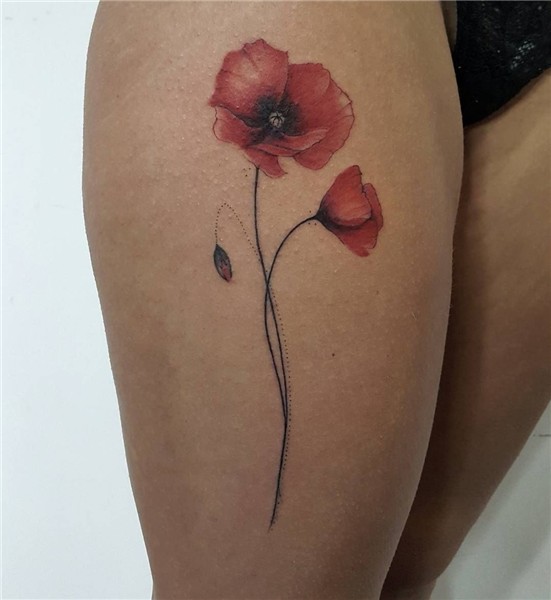 Pinterest // @alexandrahuffy ☼ ☾ Poppies tattoo, Poppy flowe