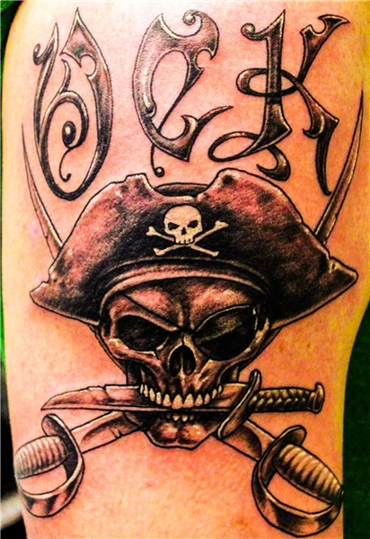Pirate Skull Tatoo, Tatuajes, Pesca submarina