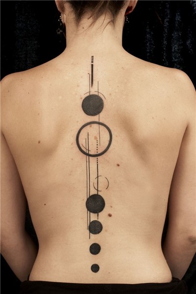 Planet tattoos, Circle tattoo, Geometric tattoo