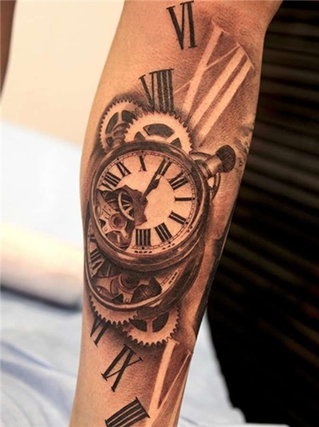 Pocket watch tattoos, Time tattoos, Sleeve tattoos