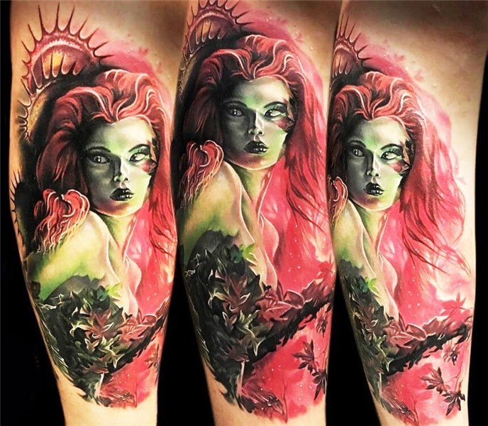 Poison Ivy tattoo by Anjelika Kartasheva Photo 19540