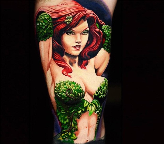 Poison Ivy tattoo by Ben Ochoa Photo 20217