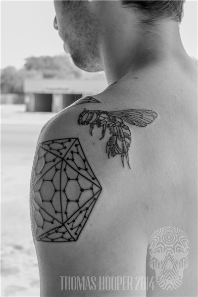 Polyhedra Honeycomb Fifth Element Bee Mandala Tattoo Thomas