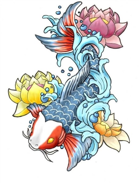Pretty Koi Fish Drawing at PaintingValley.com Explore collec