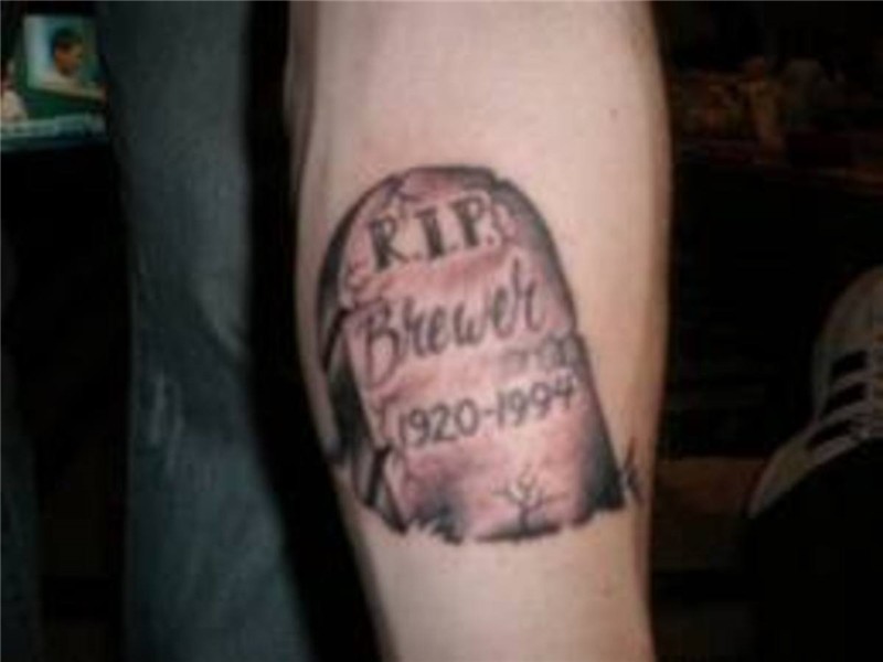 R.I.P. Tattoos And Designs; Rest In Peace Tattoo Ideas And M